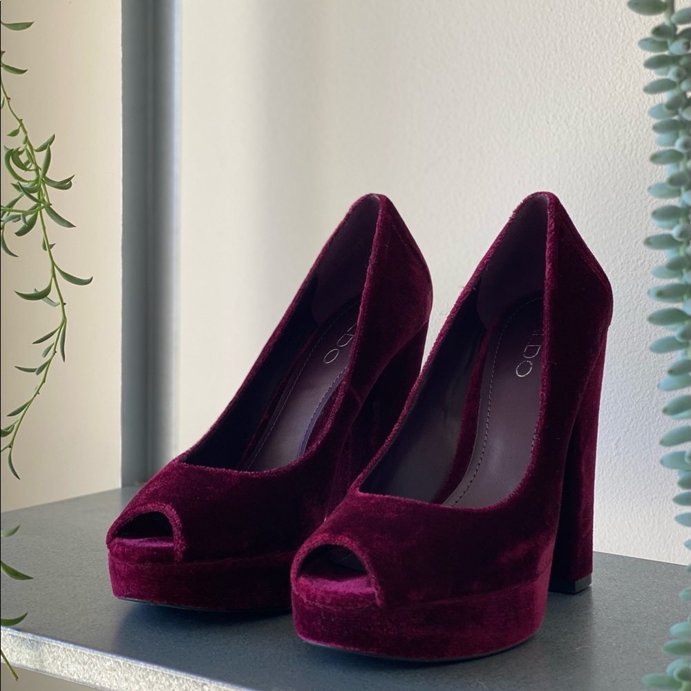 ALDO | BAISLEY peep toe pumps , US 6.5 / EU 37